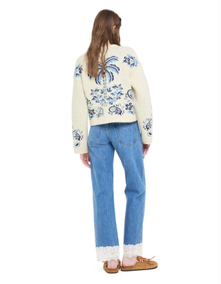 Woll-Kaschmir-Mix Cardigan Island Roots Foulard