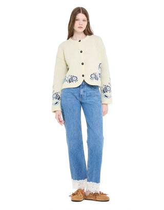 Woll-Kaschmir-Mix Cardigan Island Roots Foulard