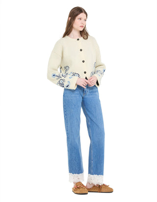 Woll-Kaschmir-Mix Cardigan Island Roots Foulard