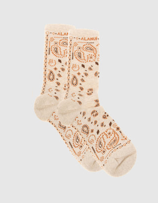 Gemusterte Socken Bandana