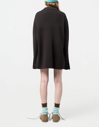 Kaschmir-Jacke Industry mit Kontrastnähten