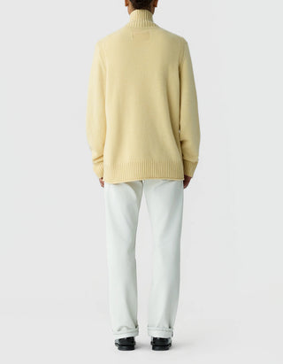 Kaschmir-Pullover Half Zip