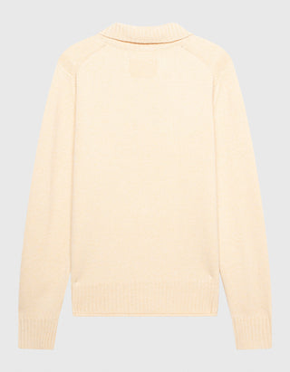 Kaschmir-Pullover Half Zip