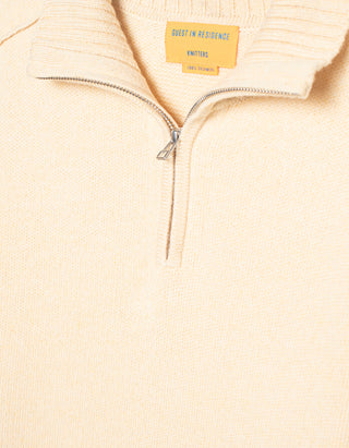 Kaschmir-Pullover Half Zip