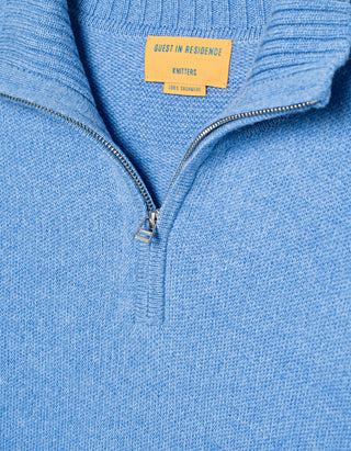 Kaschmir-Pullover Half Zip