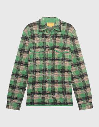 Kaschmir-Overshirt Plaid Work