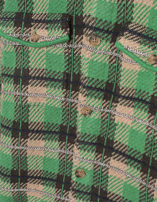 Kaschmir-Overshirt Plaid Work