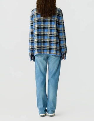 Kaschmir-Overshirt Plaid Work