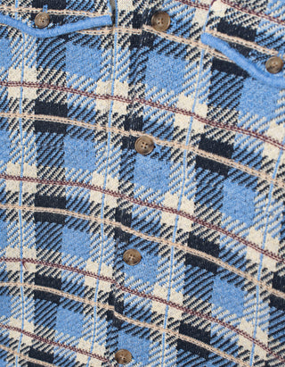 Kaschmir-Overshirt Plaid Work