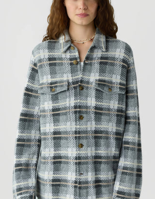 Kaschmir-Overshirt Plaid Work