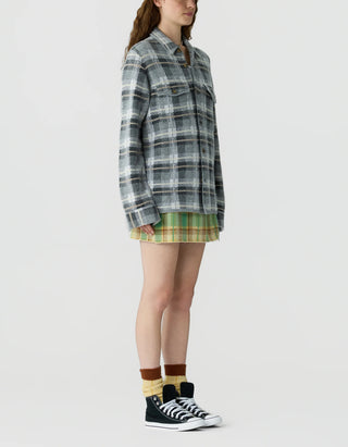 Kaschmir-Overshirt Plaid Work
