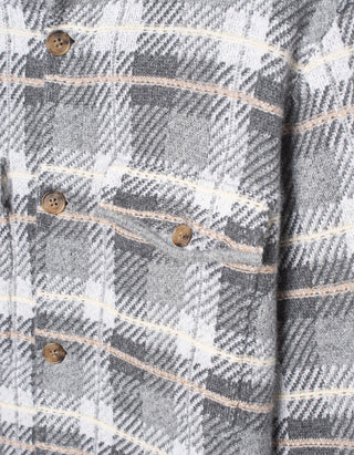 Kaschmir-Overshirt Plaid Work