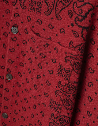 Gemustertes Kaschmir-Overshirt Wild Rag