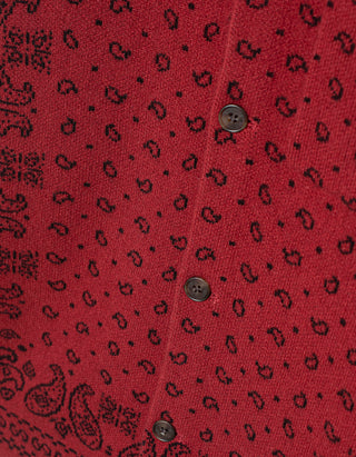 Gemustertes Kaschmir-Overshirt Wild Rag