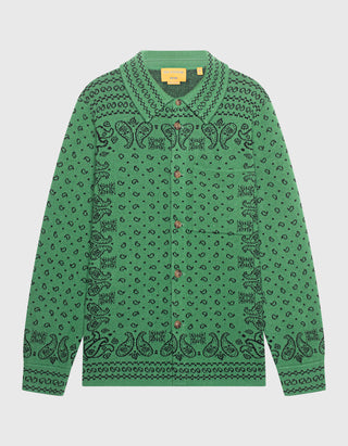 Gemustertes Kaschmir-Overshirt Wild Rag