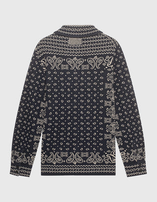 Gemustertes Kaschmir-Overshirt Wild Rag