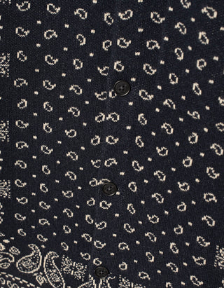 Gemustertes Kaschmir-Overshirt Wild Rag