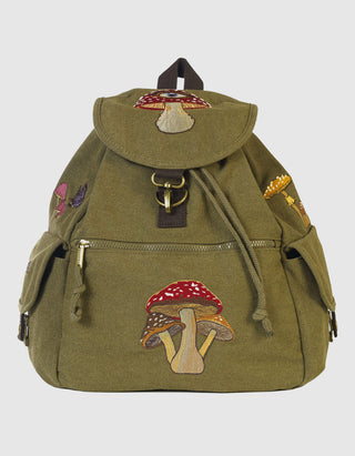 Bestickter Rucksack Mushroom