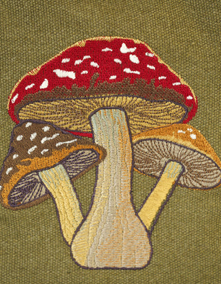 Bestickter Rucksack Mushroom