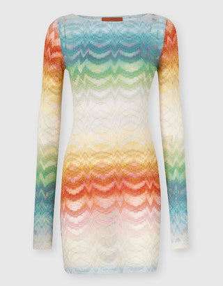 Mini-Viskose-Mix Kleid