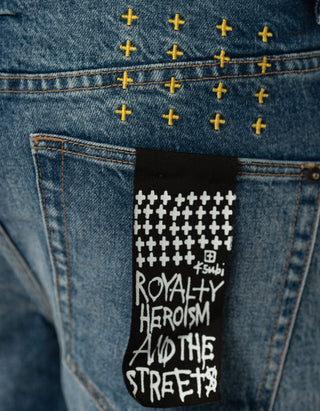 Washed-Out Slim-FIt-Jeans