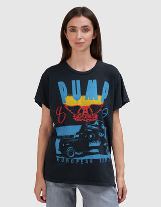 Bedrucktes T-Shirt Aerosmith im Vintage-Look