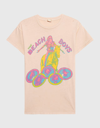 Bedrucktes T-Shirt Beach Boys im Vintage-Look