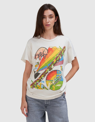 Bedrucktes T-Shirt Pink Floyd im Vintage-Look