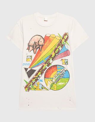 Bedrucktes T-Shirt Pink Floyd im Vintage-Look