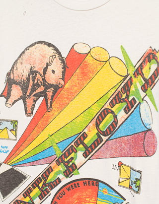 Bedrucktes T-Shirt Pink Floyd im Vintage-Look
