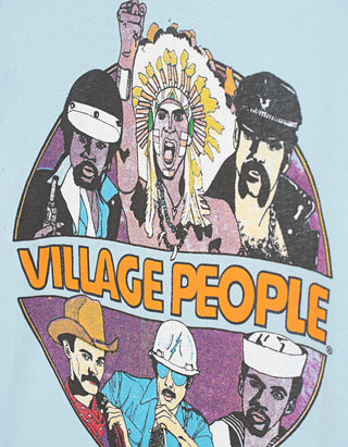 Bedrucktes T-Shirt Village People im Vintage-Look