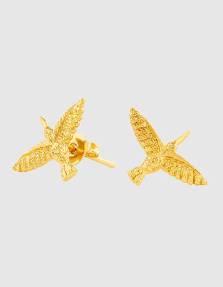 Vergoldete Ohrringe Hummingbird Mini