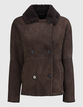 Shearling-Leder Jacke Nassua