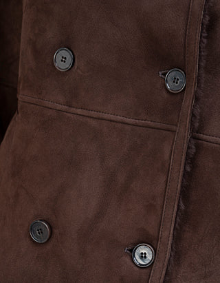 Shearling-Leder Jacke Nassua