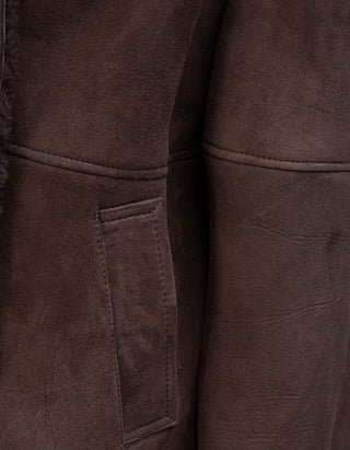 Shearling-Leder Jacke Nassua