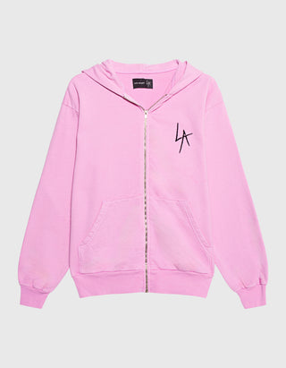 Bestickter Zipper-Hoodie La Slash