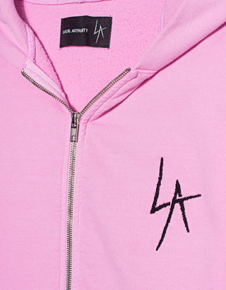 Bestickter Zipper-Hoodie La Slash