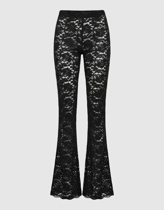 Flared-Leg Spitzen-Hose Kayla