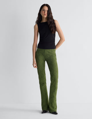 Flared-Leg Spitzen-Hose Kayla