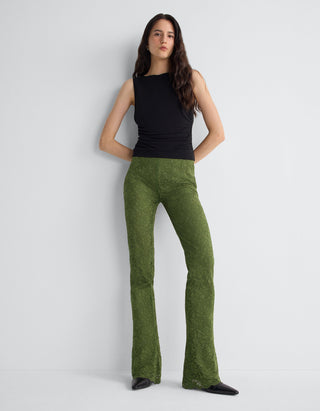 Flared-Leg Spitzen-Hose Kayla