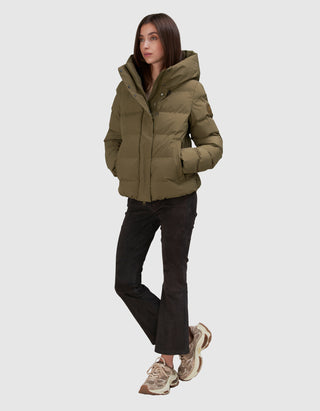 Gesteppte Jacke Arena mit Kapuze