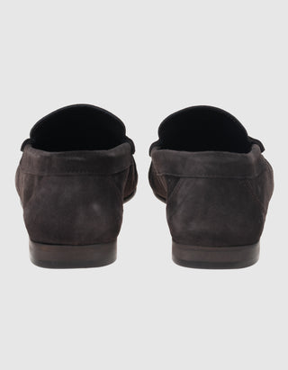 Veloursleder Penny Loafer Wrinkle
