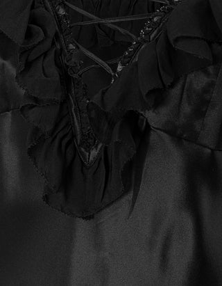 Seiden-Kleid Elaria mit Schnürung