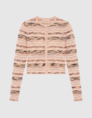 Feinstrick-Cardigan Mia mit Effektgarn
