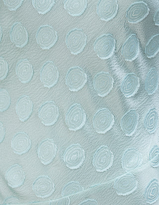 Seiden-Mix Kleid Midi Elvia mit Rüschen