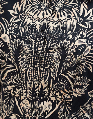 Bedrucktes Mini-Kleid Taliah Longsleeve