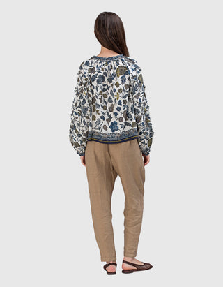 Gemusterte Bluse Azrou