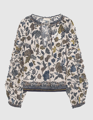 Gemusterte Bluse Azrou