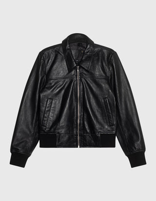 Lederjacke Berlin mit Paspeltaschen