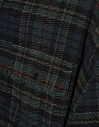 Kariertes Destroyed Look Hemd Cropped Work